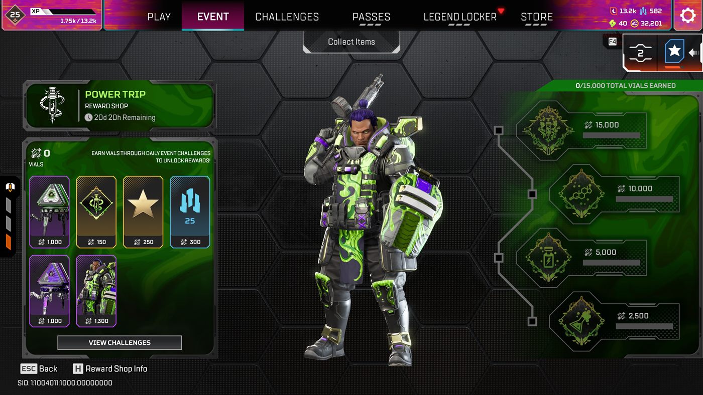 Power Trip Reward Shop week 1 screenshot