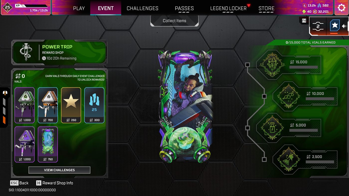 Power Trip Reward Shop week 2 screenshot